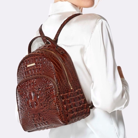 ??️ BRAHMIN  ?️Chelcy cayenne taos Melbourne Genuine  Leather backpack main image 8